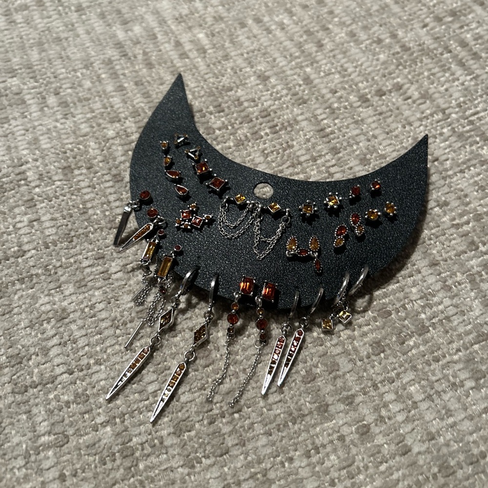 Free People Moon Glow Stud Set in brown